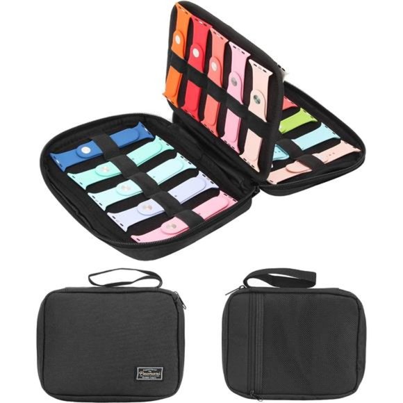 20 Watch Bands Storage Carrying Case Compatible with Watches Expandable - Picture 1 of 6